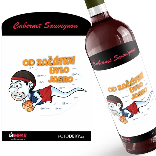 Víno Basketbalová spermie (Druh Vína: Červené víno)