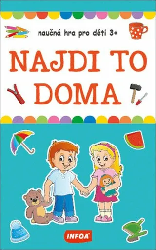 Výukové karty (krabička) - Najdi to doma - naučná hra pro děti 3+