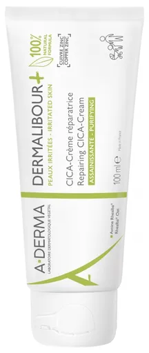 A-DERMA Reparační krém Dermalibour+ (Repairing CICA-Cream) 100 ml