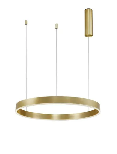 NOVA LUCE závěsné svítidlo MOTIF zlatý mosazný hliník a akryl LED 40W 230V 3000K IP20 stmívatelné 9190640