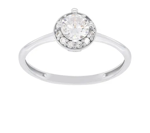 Brilio Silver Stříbrný zásnubní prsten GR003W 52 mm