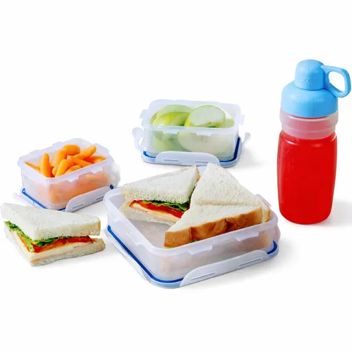 LocknLock 4dílná sada boxů s lahví