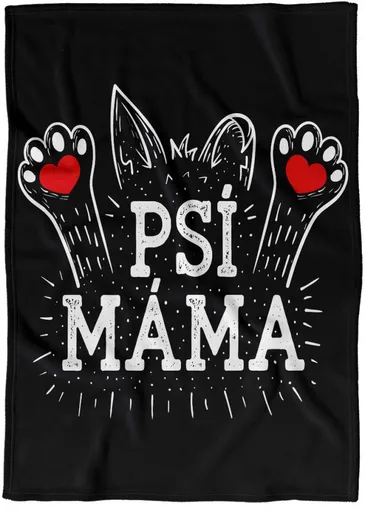Deka Psí máma – tlapky (Podšití beránkem: NE)