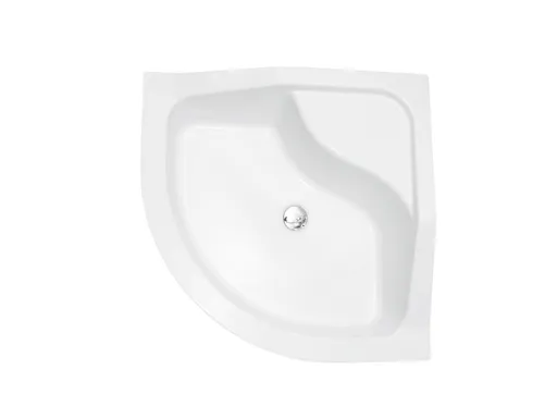 BESCO Čtvrtkruhová sprchová vanička OLIVER II Nožičky k vaně S nožičkami, Rozměr A 80, Rozměr B 80 VANKOLIVEII80