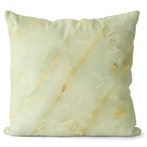Polštář Green marble (Velikost: 55 x 55 cm)