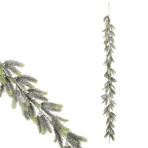 Vánoční smrková girlanda, 170 cm, zelená