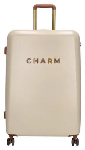 Velký skořepinový kufr Charm London Capetown L Beige