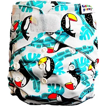 Látková plena All in One Tukan na suchý zip (1-No16sz)