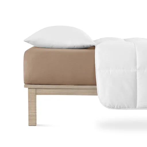 4Home jersey prostěradlo Luxury ořechová, 90 x 200 cm