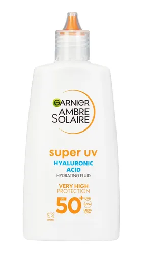 Garnier Ambre Solaire Super UV SPF50+ krém s HA v lehké textuře 40 ml