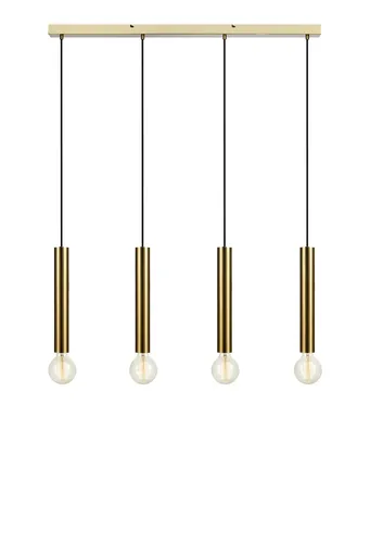 Markslöjd Sencillo závěsné svítidlo mosazné 4 lampy