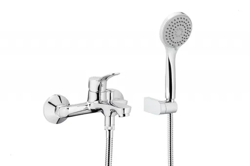 KFA Baterie MORRIS vanová nástěnná se srpchovou soupravou, chrom 5244-510-00