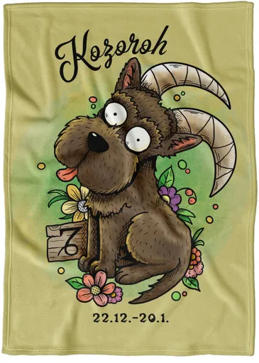 Deka Psí znamení – kozoroh (Podšití beránkem: NE)