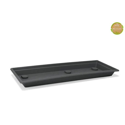 Gardenico Miska pod truhlík Magnus antracit, 100 cm, 100 cm