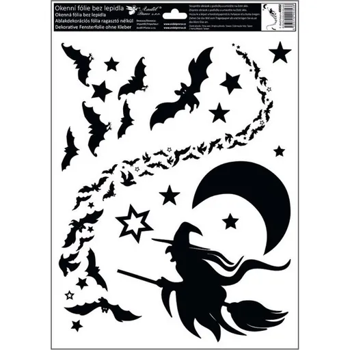 Okenní fólie Halloween 30 x 42 cm č.4