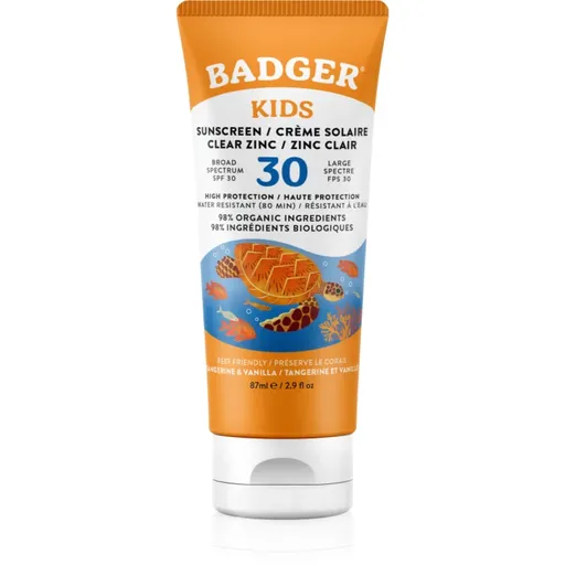 Badger Sun dětský krém na opalování SPF 30 87 ml