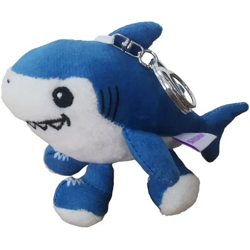 Brainrot Plyšová klíčenka 10 cm Tralalero Tralala modrý