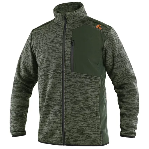 Canis (CXS) Pánská mikina CXS 4ENVI HAMPTON - Khaki | 4XL