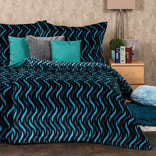4Home Povlečení Wave mikroflanel, 140 x 220 cm, 70 x 90 cm