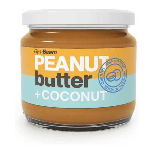 GymBeam ARAŠÍDOVÉ MÁSLO S KOKOSEM - 340 G Ořechové máslo, , velikost