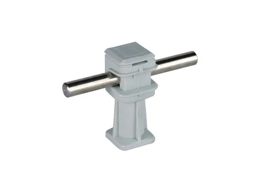 Podpěra vedení, plast šedý, 36mm, pro prům.8mm M8