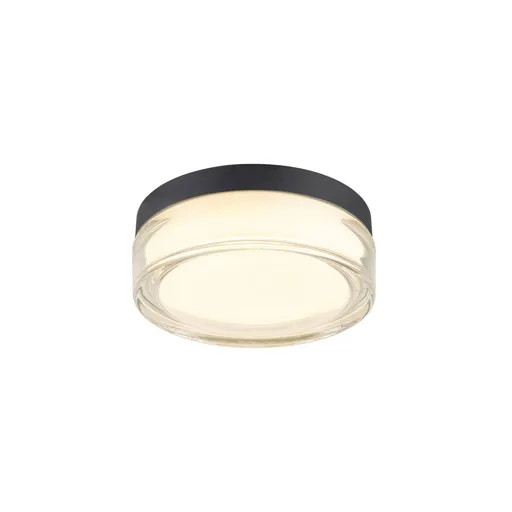 BIG WHITE (SLV) CYFT XL Přisazené nástěnné a stropní svítidlo, 2700/3000/4000 K, 15 W, PHASE, 125°, IP65 černá / čirá 1010210