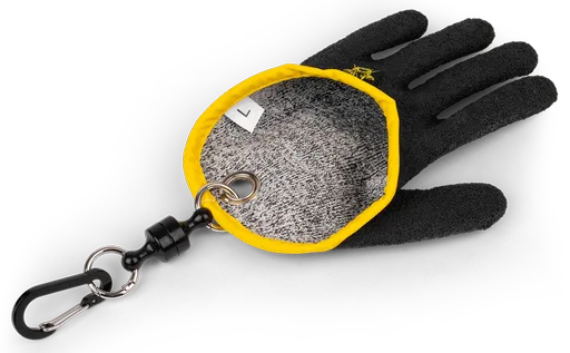 Black cat rukavice landing glove left levá - xl