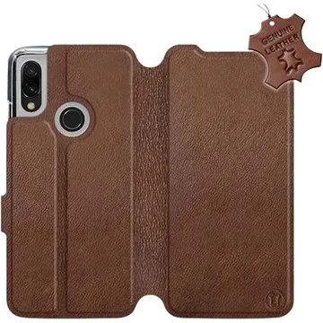 Flip pouzdro na mobil Xiaomi Redmi 7 - Hnědé - kožené -  Brown Leather (5903226874019)