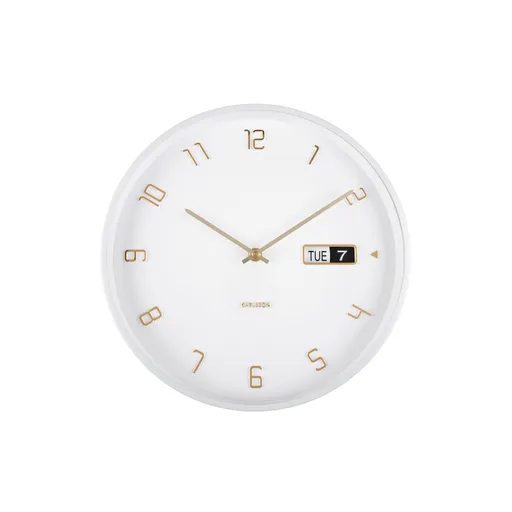 Karlsson 5953WH designové nástěnné hodiny 30 cm