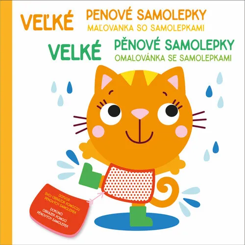 Veľké penové samolepky Mačka