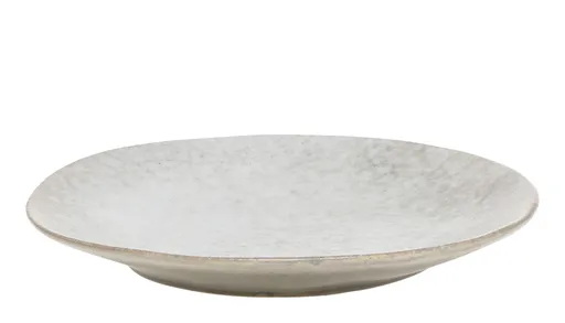 Béžovo-šedý rustikální jídelní talíř Valence Dusty Stone - Ø 27*3 cm  Chic Antique