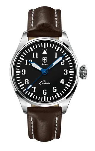 Biatec Corsair Vintage 01 - Tmavě hnědý kožený řemínek