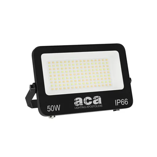 ACA Lighting LED SMD černý reflektor 50W 3CCT 5000lm 185-265V Ra80 IP66 N50CCT