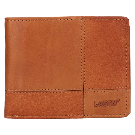 Pánská kožená peněženka Lagen Ivo - hnědá