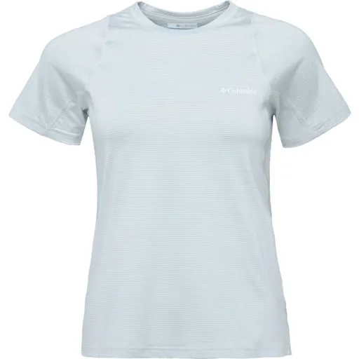 Columbia WEEKEND ASCENT SS Dámské triko, světle modrá, velikost