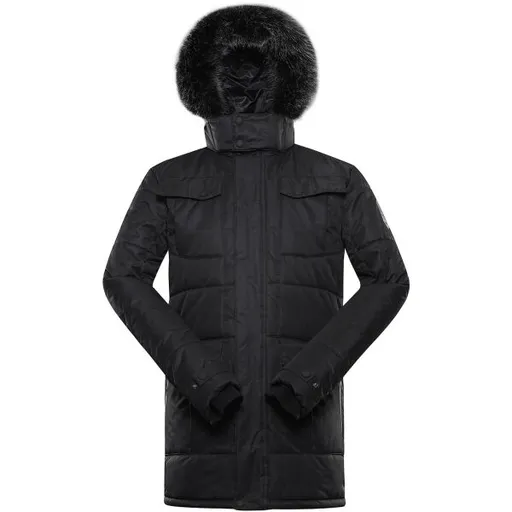 ALPINE PRO EGYP Pánská zimní bunda, černá, velikost