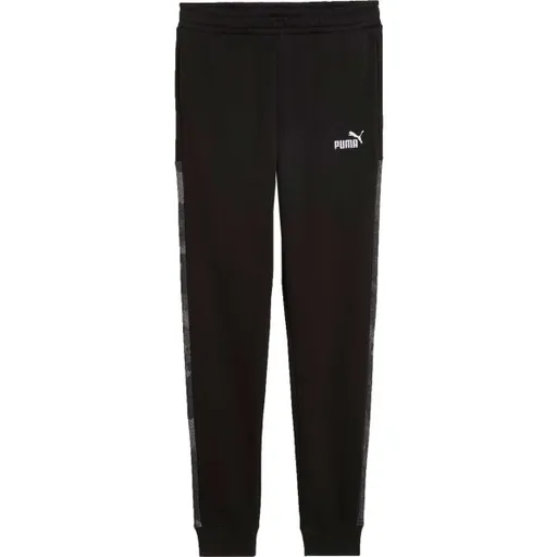 Puma ESSENTIALS CAMO SWEAT PANTS Dětské tepláky, černá, velikost