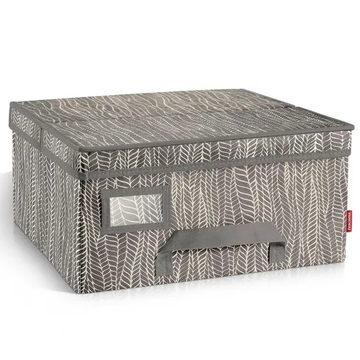 Krabice na oděvy FANCY HOME 40 x 35 x 20 cm, cappuccino