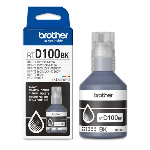 Brother BT-D100 BTD100BK černá (black) originální inkoustová náplň
