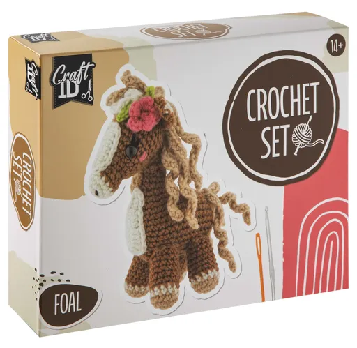 RMS Kreativní sada na háčkování 16cm hříbě