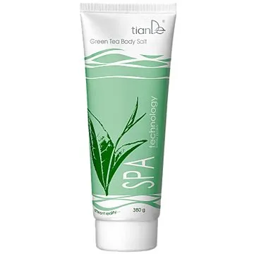 TIANDE SPA Technology Tělová sůl Zelený čaj 380 g   (6924444207181)