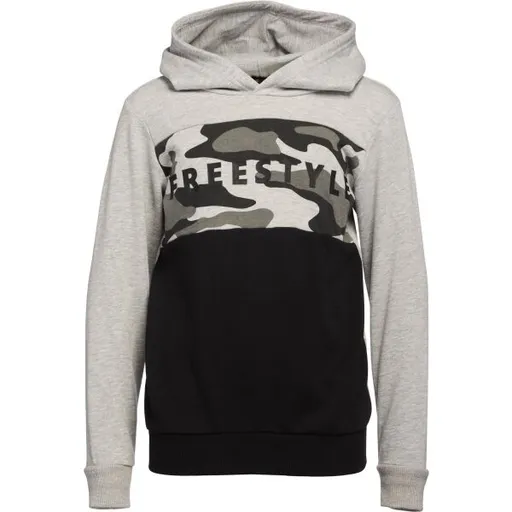 Lewro VADO Chlapecká mikina přes hlavu, černá, velikost 116-122