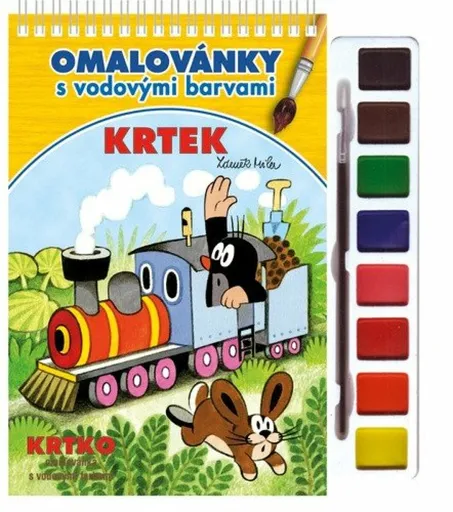 Krtek 2 - Omalovánky s vodovými barvami - Zdeněk Miler