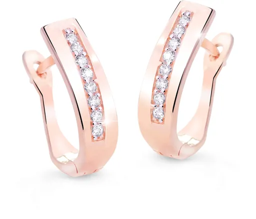 Cutie Jewellery Úchvatné náušnice s třpytivými zirkony Z8018-55-10-X-4