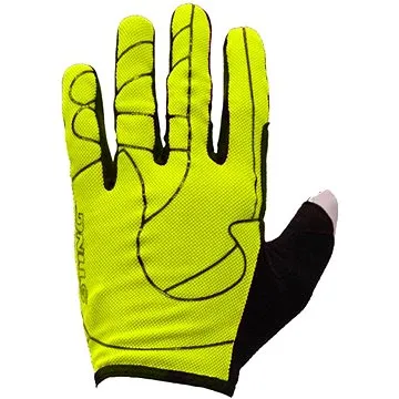 Pánské cyklo rukavice Claw žluté  (SPTcypr045nad)
