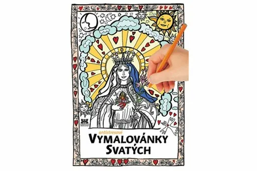 Antistresové vymalovánky svatých - Dora Lukášová
