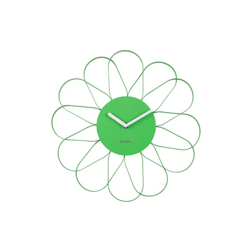 Karlsson 5975BG designové nástěnné hodiny zelená, pr. 40 cm
