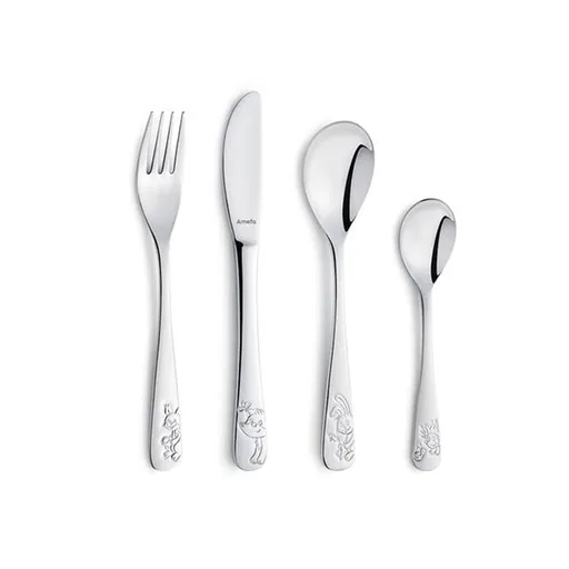 Sada dětských příborů AMEFA 4ks Forest friends