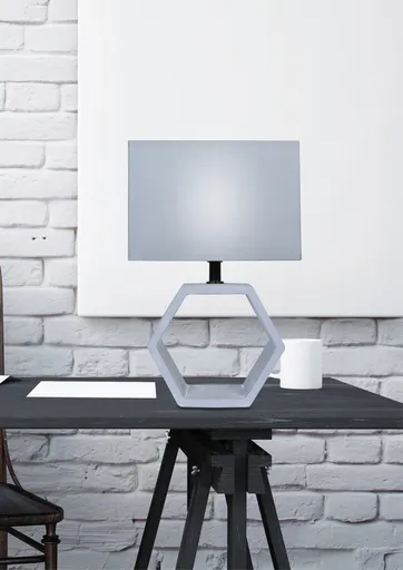 Stolní lampa Vidal z grafitu a keramiky