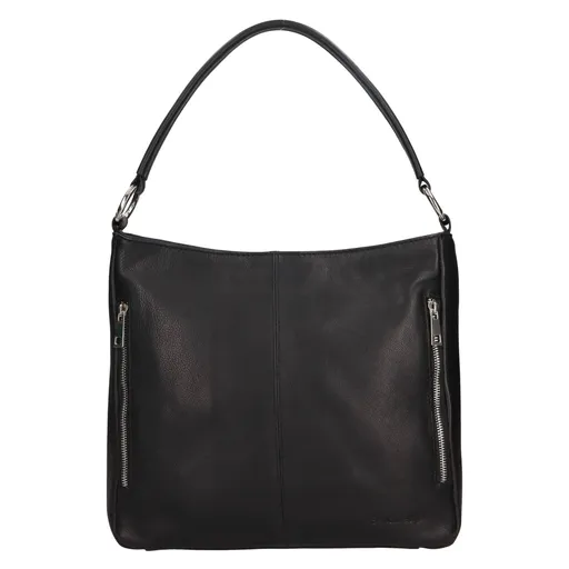 Kožená dámská kabelka přes rameno SendiDesign Alice - černá